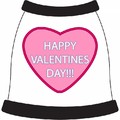 Happy Valentines Day Heart Dog T-Shirt: Dogs Pet Apparel Tanks 